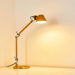 Lampe Design-Luminaires Artemide Lampe à poser Artemide TOLOMEO MICRO Jaune, 1 lumière, Changeur de couleurs