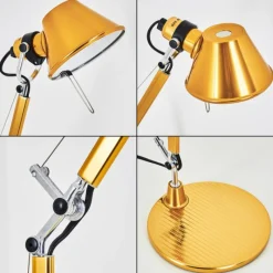 Lampe Design-Luminaires Artemide Lampe à poser Artemide TOLOMEO MICRO Jaune, 1 lumière, Changeur de couleurs
