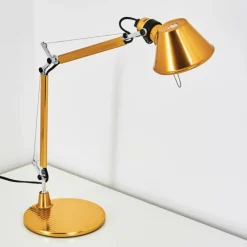 Lampe Design-Luminaires Artemide Lampe à poser Artemide TOLOMEO MICRO Jaune, 1 lumière, Changeur de couleurs