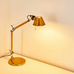 Lampe Design-Luminaires Artemide Lampe à poser Artemide TOLOMEO MICRO Jaune, 1 lumière, Changeur de couleurs