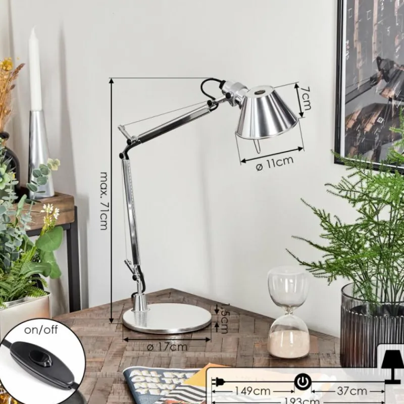 Lampe Design-Luminaires Artemide Lampe à poser Artemide TOLOMEO MICRO Aluminium, 1 lumière