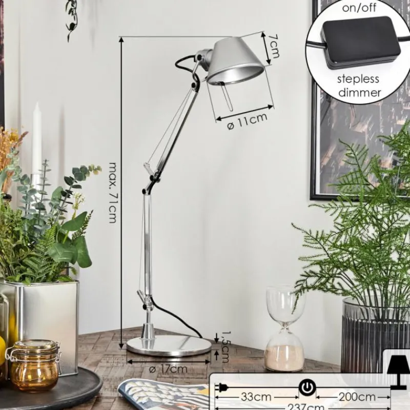 Lampe Design-Luminaires Artemide Lampe à poser Artemide TOLOMEO MICRO LED Aluminium, 1 lumière