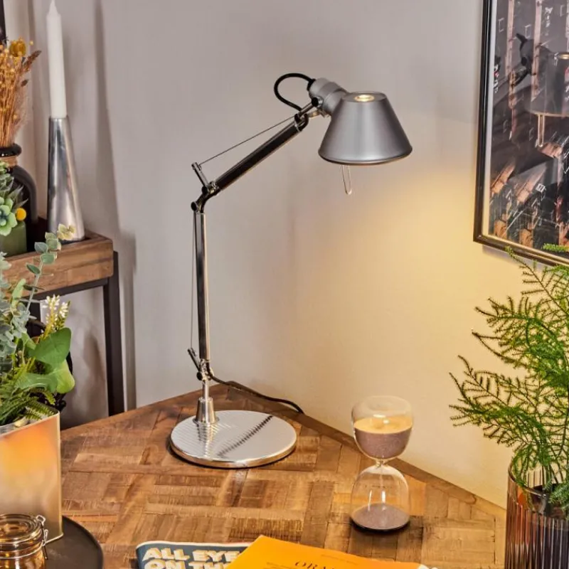 Lampe Design-Luminaires Artemide Lampe à poser Artemide TOLOMEO MICRO LED Aluminium, 1 lumière