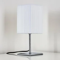 Lampes En Tissu-hofstein Lampe à poser Auman Chrome, 1 lumière