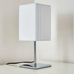 Lampes En Tissu-hofstein Lampe à poser Auman Chrome, 1 lumière