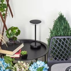 hofstein Lampe à poser Baigorrita LED Noir, 1 lumière