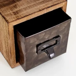 Lampes En Tissu-hofstein Lampe à poser Banister Brun, Rouille, 1 lumière