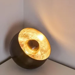 Lampes Vintages & Rétros-hofstein Lampe à poser Bluestone Acier brossé, 1 lumière