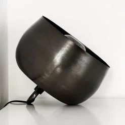 Lampes Vintages & Rétros-hofstein Lampe à poser Bluestone Acier brossé, 1 lumière