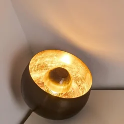 Lampes Vintages & Rétros-hofstein Lampe à poser Bluestone Acier brossé, 1 lumière