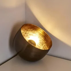 Lampes Industrielles-hofstein Lampe à poser Bluestone Acier brossé, 1 lumière