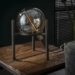 Lampes Industrielles-hofstein Lampe à poser Boschoord Rouille, 1 lumière