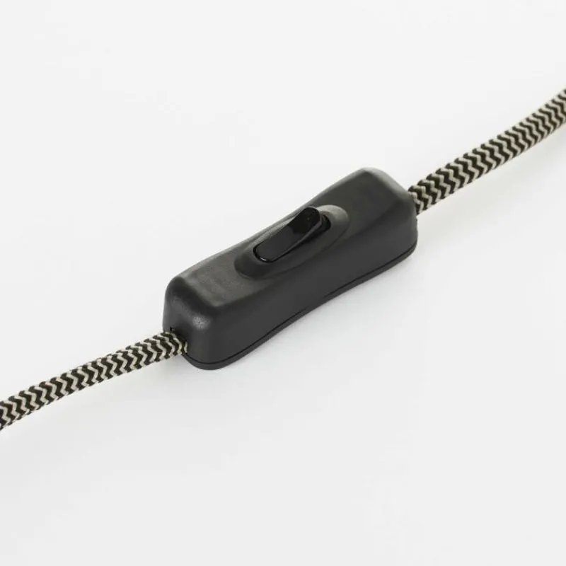 Lampes En Tissu-Luminaires Brilliant Lampe à poser Brilliant Casket Beige, Brun foncé, Zingué, 1 lumière