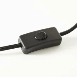 Lampes En Tissu-Luminaires Brilliant Lampe à poser Brilliant Dayanara Noir, 1 lumière