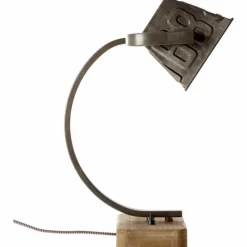 Lampes Vintages & Rétros-Luminaires Brilliant Lampe à poser Brilliant Drake Acier inoxydable, Noir, 1 lumière