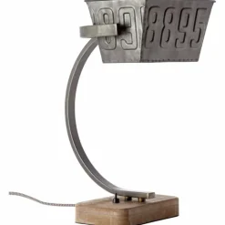 Lampes Vintages & Rétros-Luminaires Brilliant Lampe à poser Brilliant Drake Acier inoxydable, Noir, 1 lumière