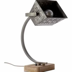 Lampes Vintages & Rétros-Luminaires Brilliant Lampe à poser Brilliant Drake Acier inoxydable, Noir, 1 lumière