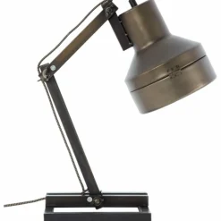 Lampes Industrielles-Luminaires Brilliant Lampe à poser Brilliant Hardwork Acier inoxydable, Noir, 1 lumière