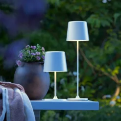 Luminaires Brilliant Lampe à poser Brilliant Kaami LED Blanc, 1 lumière