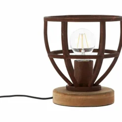 Luminaires Rustiques-Luminaires Brilliant Lampe à poser Brilliant Matrix Rouille, 1 lumière