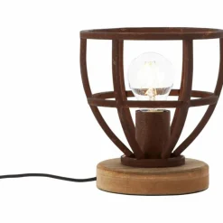 Luminaires Rustiques-Luminaires Brilliant Lampe à poser Brilliant Matrix Rouille, 1 lumière