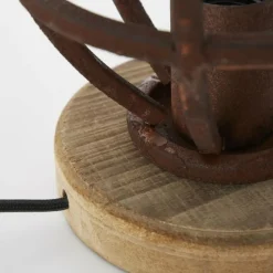 Luminaires Rustiques-Luminaires Brilliant Lampe à poser Brilliant Matrix Rouille, 1 lumière