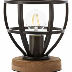 Luminaires Rustiques-Luminaires Brilliant Lampe à poser Brilliant Matrix Noir, 1 lumière