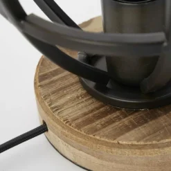 Luminaires Rustiques-Luminaires Brilliant Lampe à poser Brilliant Matrix Noir, 1 lumière