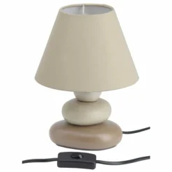 Lampes En Tissu-Luminaires Brilliant Lampe à poser Brilliant Paolo Brun, 1 lumière