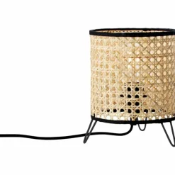 Luminaires Rustiques-Luminaires Brilliant Lampe à poser Brilliant Wiley Noir, 1 lumière