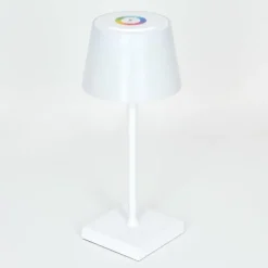 hofstein Lampe à poser Burzaco LED Blanc, 1 lumière, Changeur de couleurs