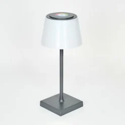 hofstein Lampe à poser Burzaco LED Anthracite, 1 lumière, Changeur de couleurs