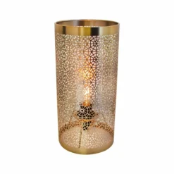 Lampes En Tissu-By Rydéns Lampe à poser By Rydens Hermine Laiton, 1 lumière