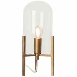 By Rydéns Lampe à poser By Rydens Smokey Or, 1 lumière