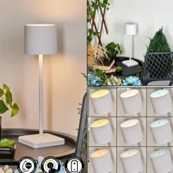 hofstein Lampe à poser Cajas LED Blanc, 1 lumière