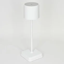 hofstein Lampe à poser Cajas LED Blanc, 1 lumière
