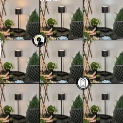 hofstein Lampe à poser Cajas LED Noir, 1 lumière