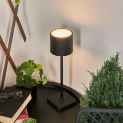 hofstein Lampe à poser Cajas LED Noir, 1 lumière