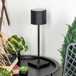 hofstein Lampe à poser Cajas LED Noir, 1 lumière