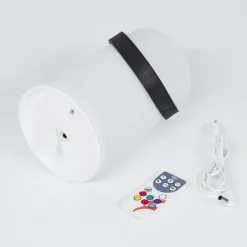 hofstein Lampe à poser Chilar LED Noir, Blanc, 1 lumière, Télécommandes, Changeur de couleurs