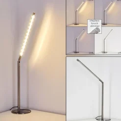 hofstein Lampe à poser Deje LED Nickel mat, 1 lumière