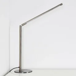 hofstein Lampe à poser Deje LED Nickel mat, 1 lumière