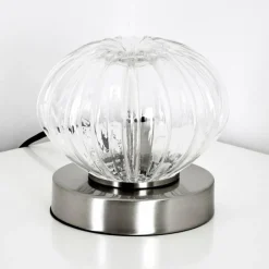 hofstein Lampe à poser Edane LED Nickel mat, 1 lumière