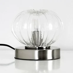 hofstein Lampe à poser Edane LED Nickel mat, 1 lumière