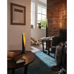 Lampes Dorées-Luminaires Eglo Lampe à poser Eglo BARBOTTO Or, Noir, 1 lumière