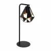 Lampes Vintages & Rétros-Luminaires Eglo Lampe à poser EGLO CARLTON Cuivre, Noir, 1 lumière
