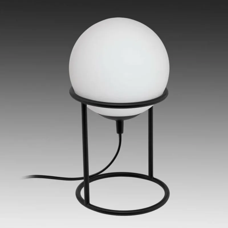 Luminaires Eglo Lampe à poser Eglo CASTELLATO Noir, 1 lumière