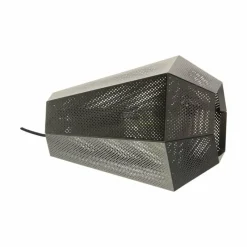 Lampes Industrielles-Luminaires Eglo Lampe à poser EGLO CHIAVICA Nickel mat, Noir, 1 lumière