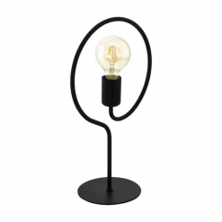 Lampes Vintages & Rétros-Luminaires Eglo Lampe à poser EGLO COTTINGHAM Noir, 1 lumière