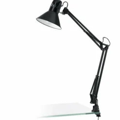 Lampes Industrielles-Luminaires Eglo Lampe à poser Eglo FIRMO Noir